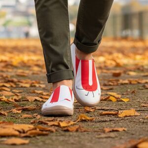 UIN Men's Walking Travel Shoes Canvas Comfort Sneaker (Will You Say Yes)